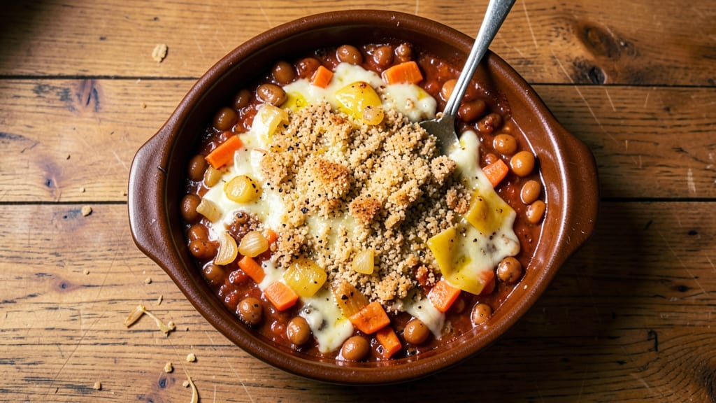 Bean Casserole Recipe UK: Crispy Topped Comfort with Creamy Cheese Twists