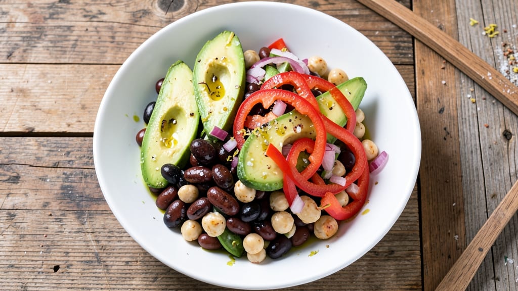 Avocado 3 Bean Salad Recipe: Bright, Crunchy, and Protein-Packed Freshness