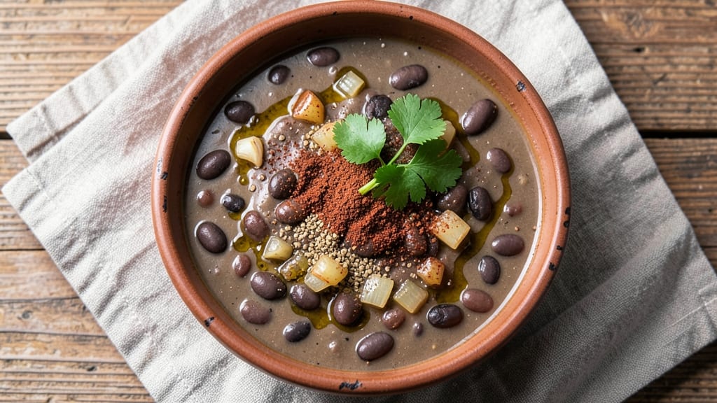 Black Bean Soup With Sherry Recipe: Rich Umami Depth With Wine-Braised Warmth