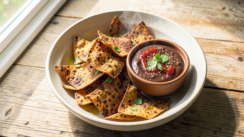 Black Bean Tortilla Chip Recipe: Spiced Crunch Meets Hearty Fiber-Packed Filling