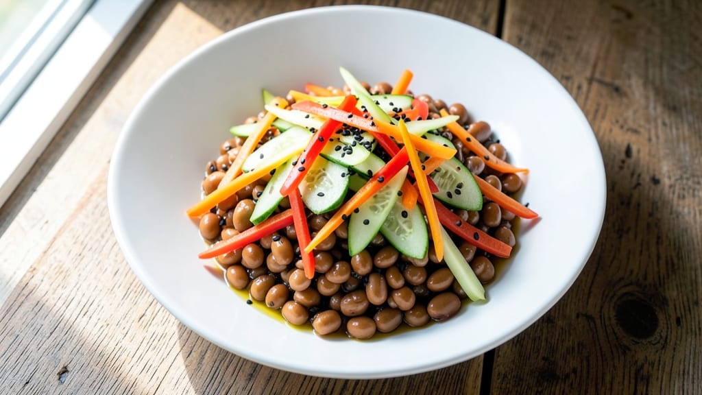 Adzuki Bean Salad Recipe: Sweet-Savory Crunch With Sesame Zing