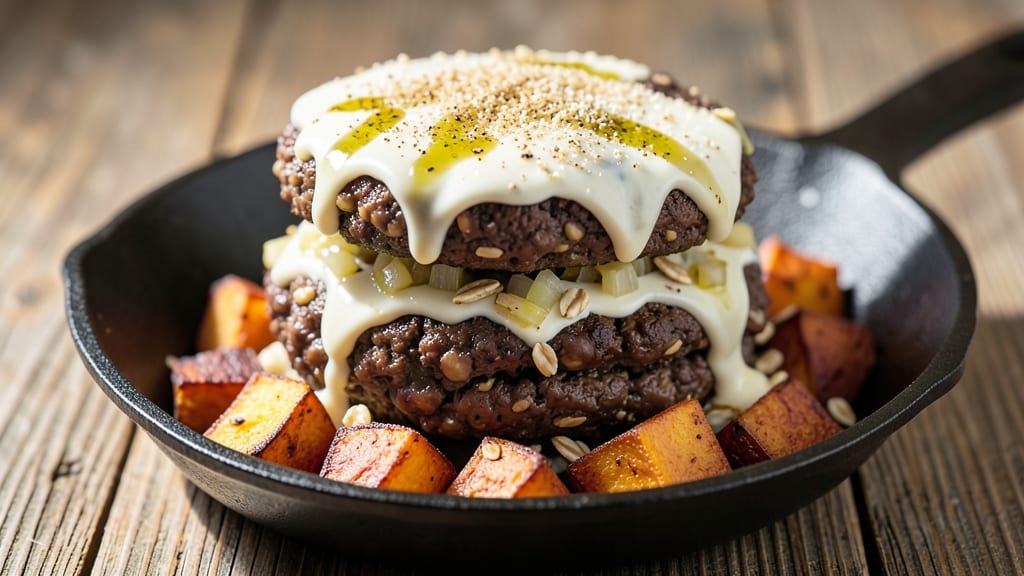 Bean Burger Bake Recipe: Crispy-Crowned, Cheesy Comfort in One Dish