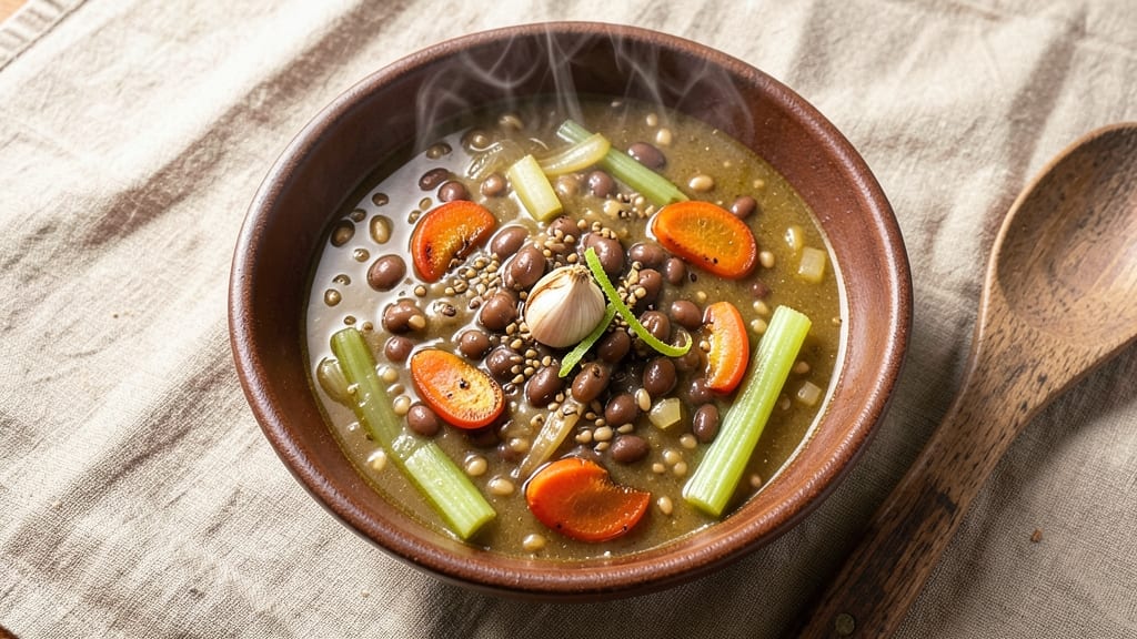 Black Bean and Barley Soup Recipe: Earthy Umami Depth With Hearty Grain Texture
