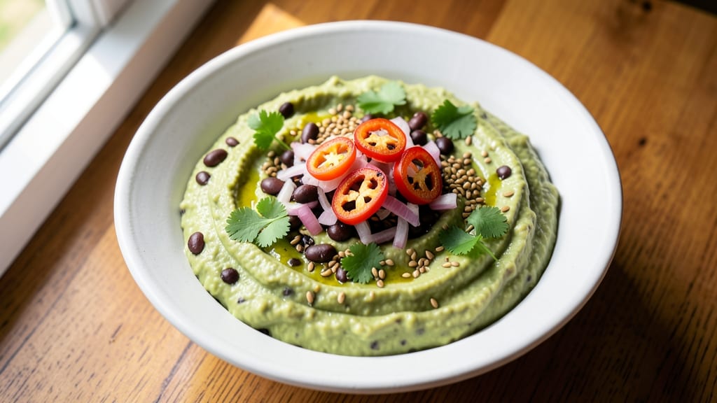 Black Bean and Avocado Dip Recipe: Zesty Lime and Cilantro Freshness