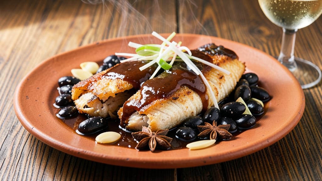 Braised Fish With Black Bean Sauce Recipe: Silky Sauce and Flaky Fish Harmony