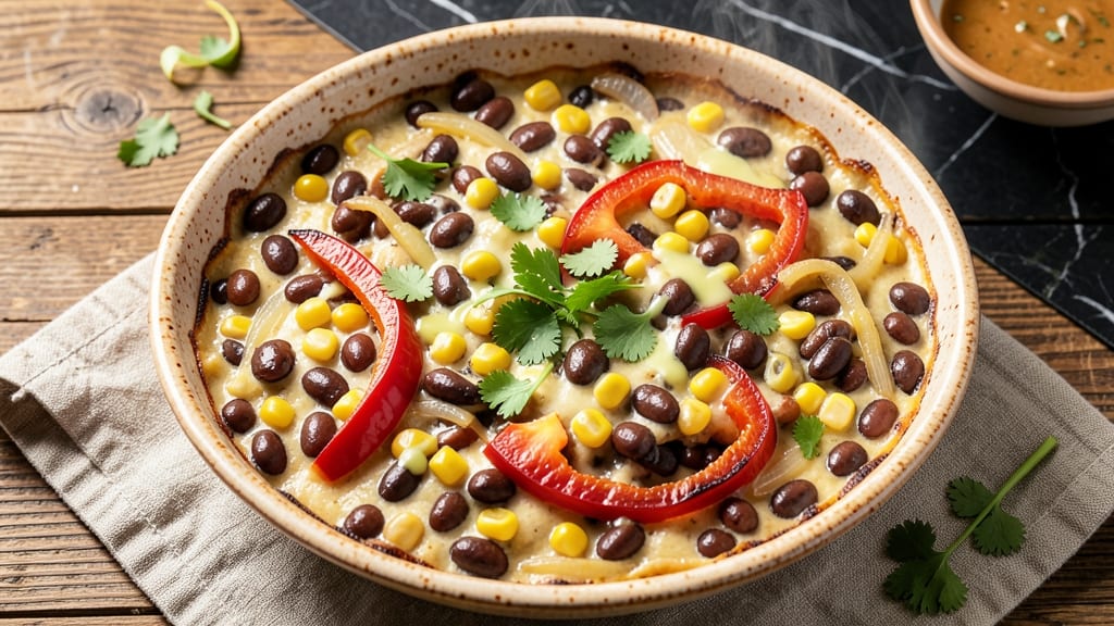 Bean and Corn Casserole Recipe: Crispy Top, Creamy Cumin-Kissed Heart