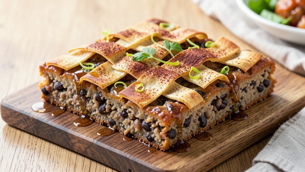 Bean Bars Recipe: Crunchy Tortilla Crowns Over Creamy Cumin-Lime Filling