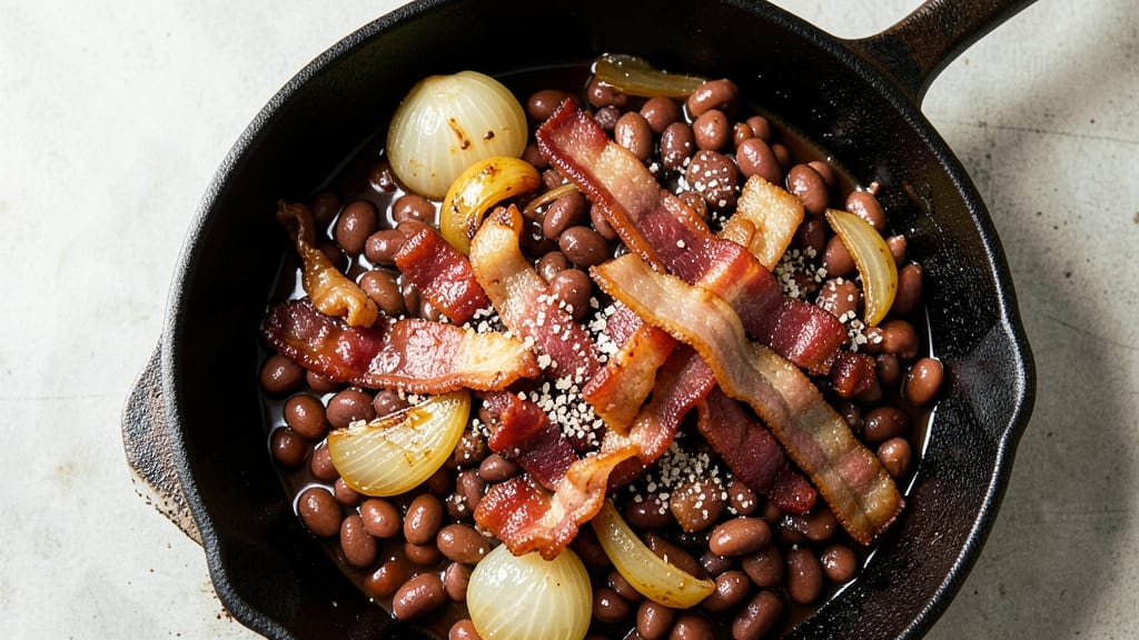 Boston Baked Bean Recipe with Bacon: Smoky Sweetness and Crispy Edges