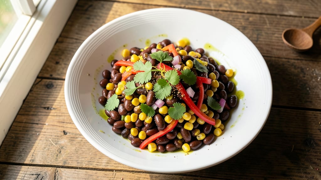 Bean Corn Salad Recipe Healthy: High-Protein Crunch With Zesty Lime Twist