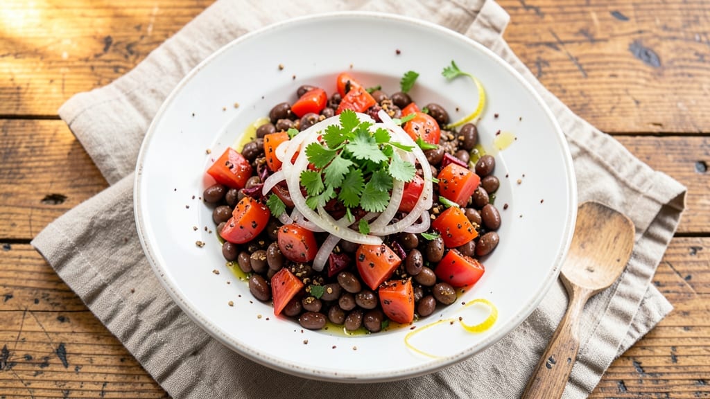 Black Bean and Pico De Gallo Recipe: Smoky Spiced Dip With Fresh Cilantro Zing