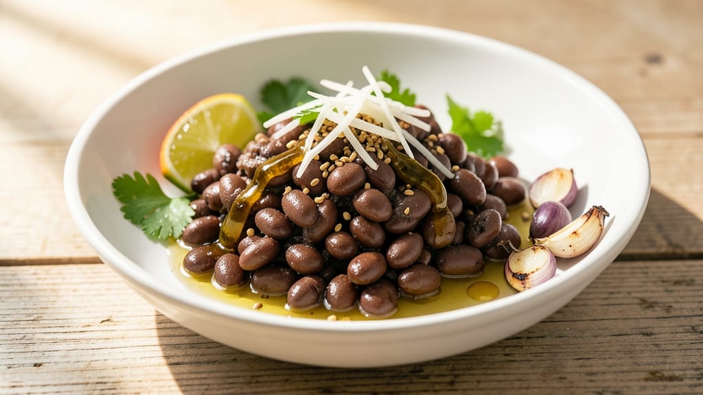 Black Bean Vinaigrette Recipe: Bold Umami Dressing With Lime and Cumin Zing