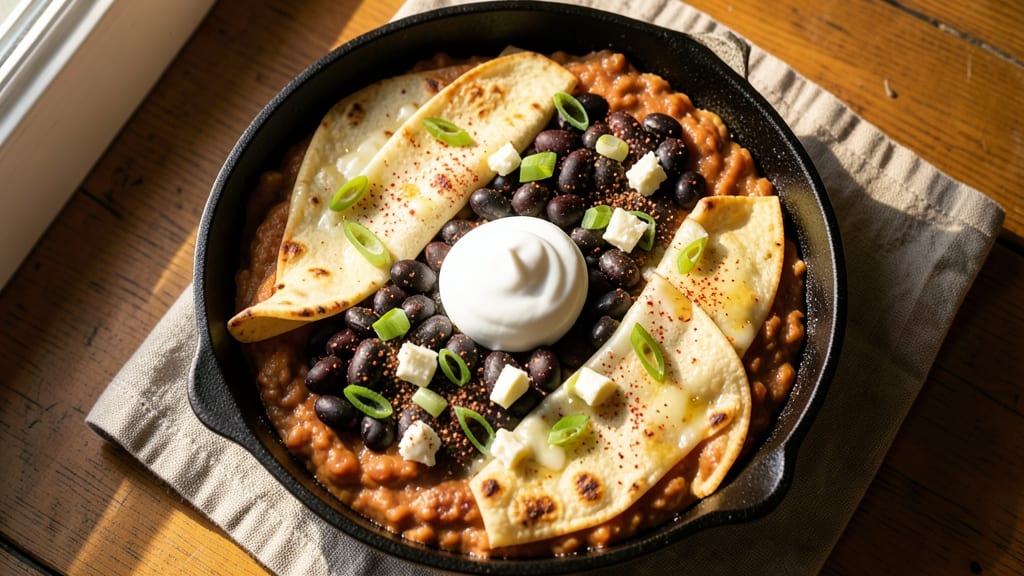 Bean Burrito Bake Recipe: One-Pan Fiesta With Cheesy Tortilla Layers