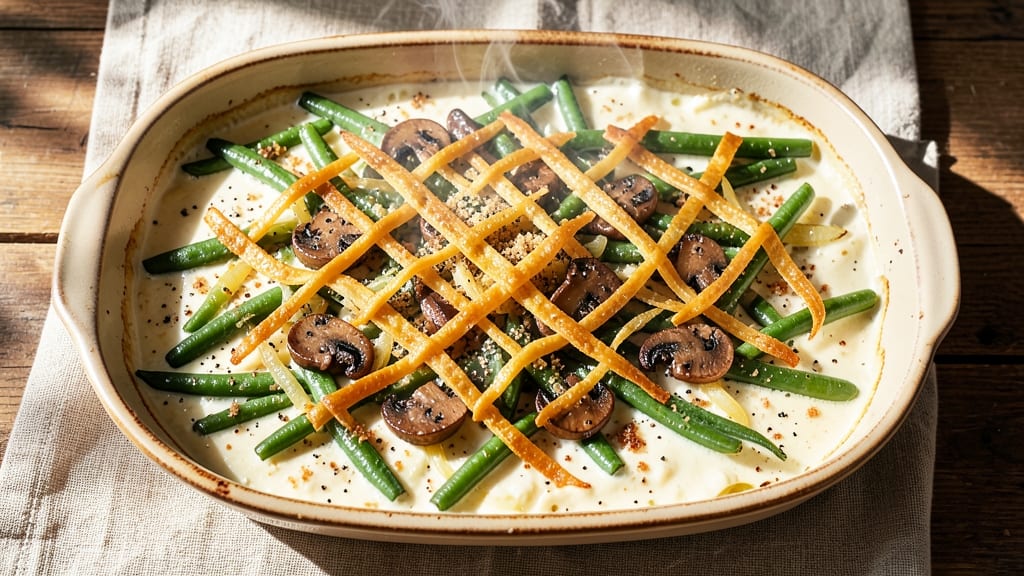 Best Fresh Green Beans Casserole Recipe Ever: Crispy Topped Comfort with Creamy Mushroom Magic