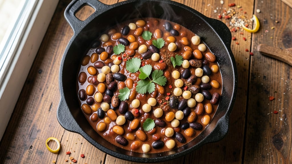 7 Bean Chili Recipe Slow Cooker: Hearty Spiced Simmer With 7 Beans