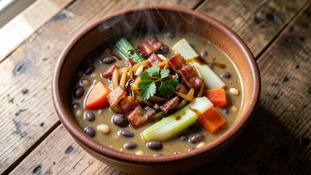 Bob Evans Navy Bean Soup Recipe: Smoky Bacon and Caramelized Onion Depth