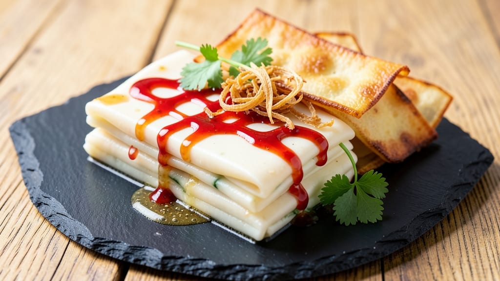 Bean Curd Sheets Recipe: Crispy-Fried Crunch Over Silky Bean Filling