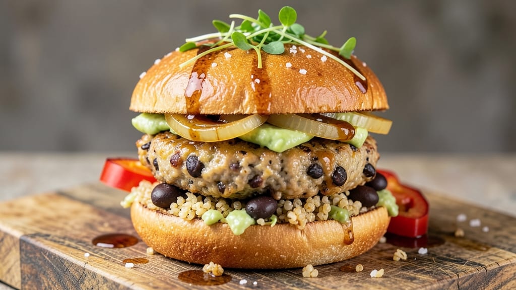 Black Bean Quinoa Veggie Burger Recipe: Crispy-Grilled Texture That Stands Up to Buns