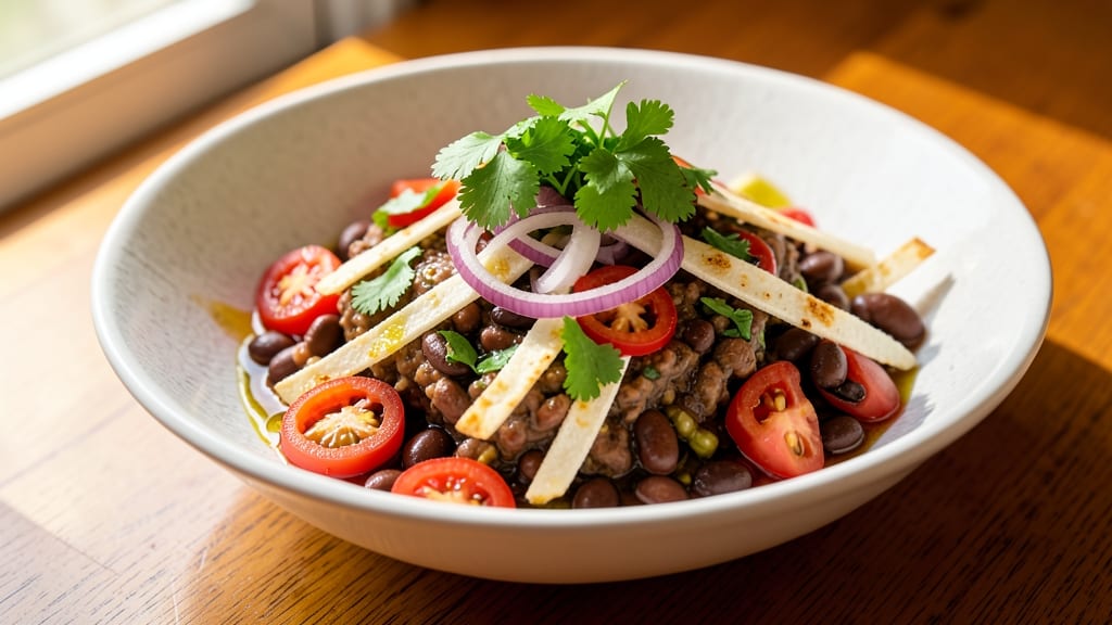 Baja Fresh Black Bean Salsa Recipe: Charred Tortilla Crunch Meets Tangy Cumin-Lime Heat