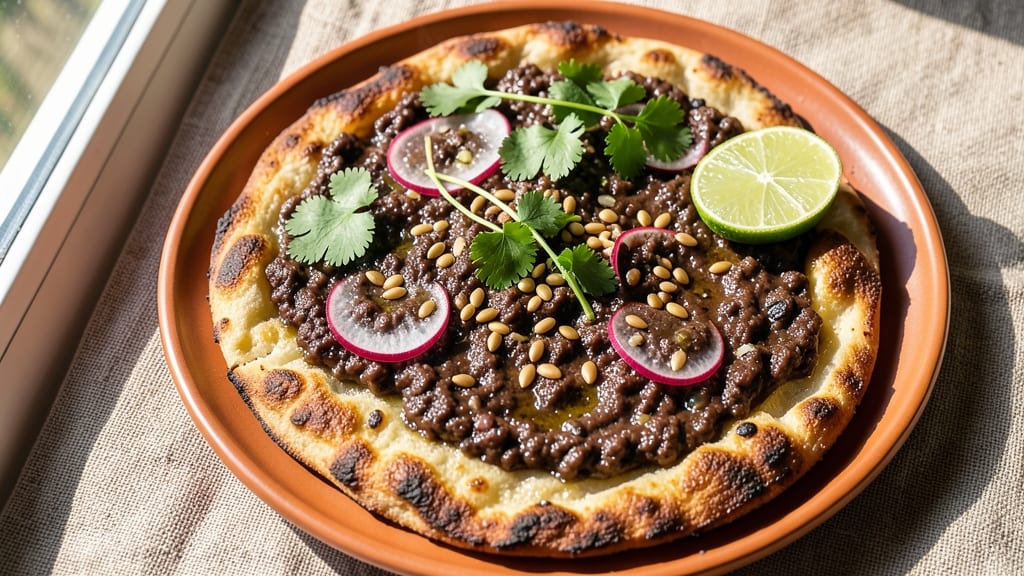 Black Bean Flatbread Recipe: Crispy Tortilla Crunch Over Smoky Cumin Filling