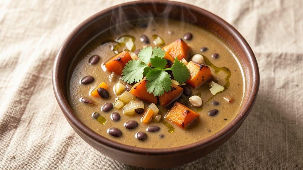 Black Bean and Butternut Squash Soup Recipe: Velvety Spiced Sweetness in One Pot