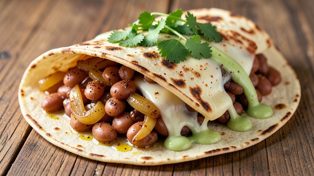 Authentic Mexican Bean Burrito Recipe: Crispy Tortilla Crowns With Smoky Cumin Filling