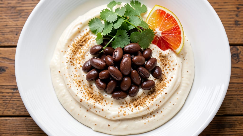 Black Bean and Cream Cheese Dip Recipe: Crunchy Tortilla Crowns Over Zesty Lime Cream