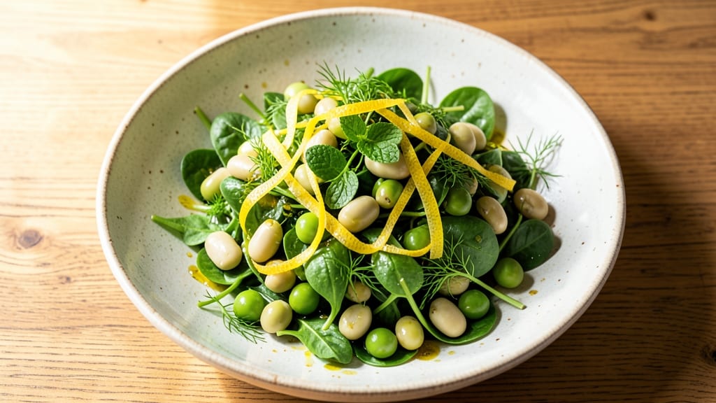 Broad Beans and Peas Salad Recipe: Spring Garden Freshness in 15 Minutes