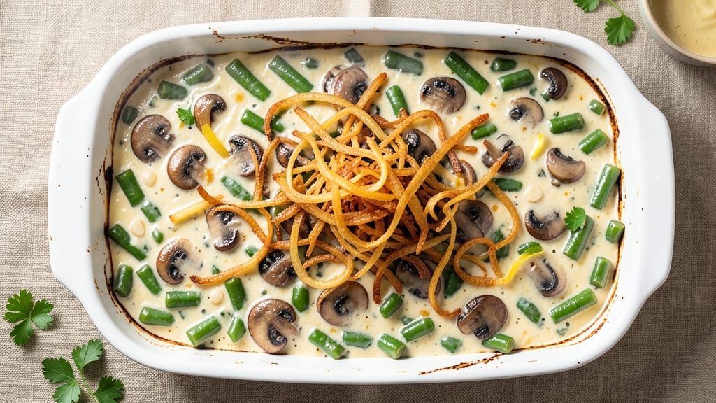 Barefoot Contessa's Green Bean Casserole Recipe: Creamy Mushroom Sauce With Crunchy Onion Topping