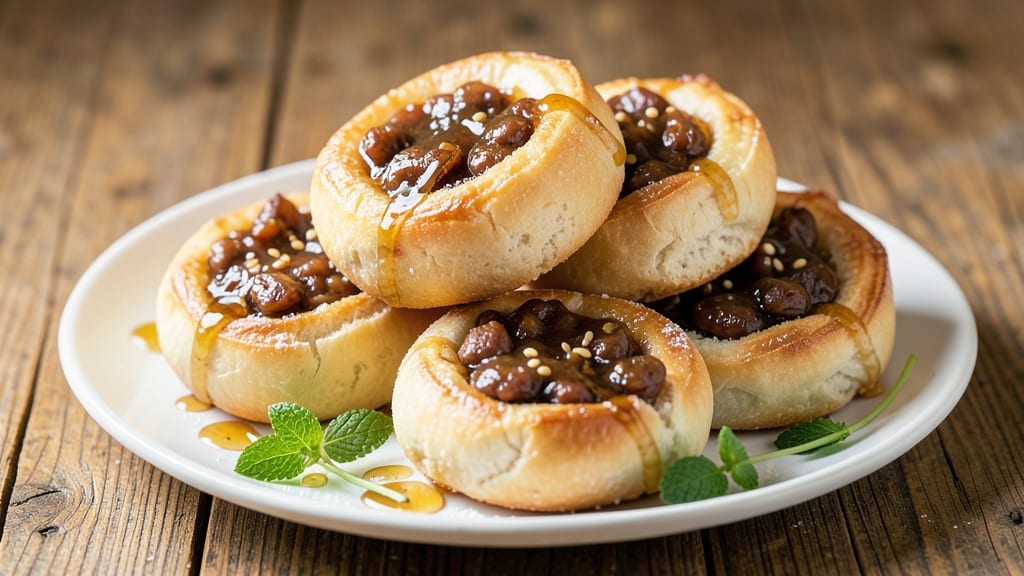 Bean Jam Buns Recipe: Sweet and Savory Flaky Layers