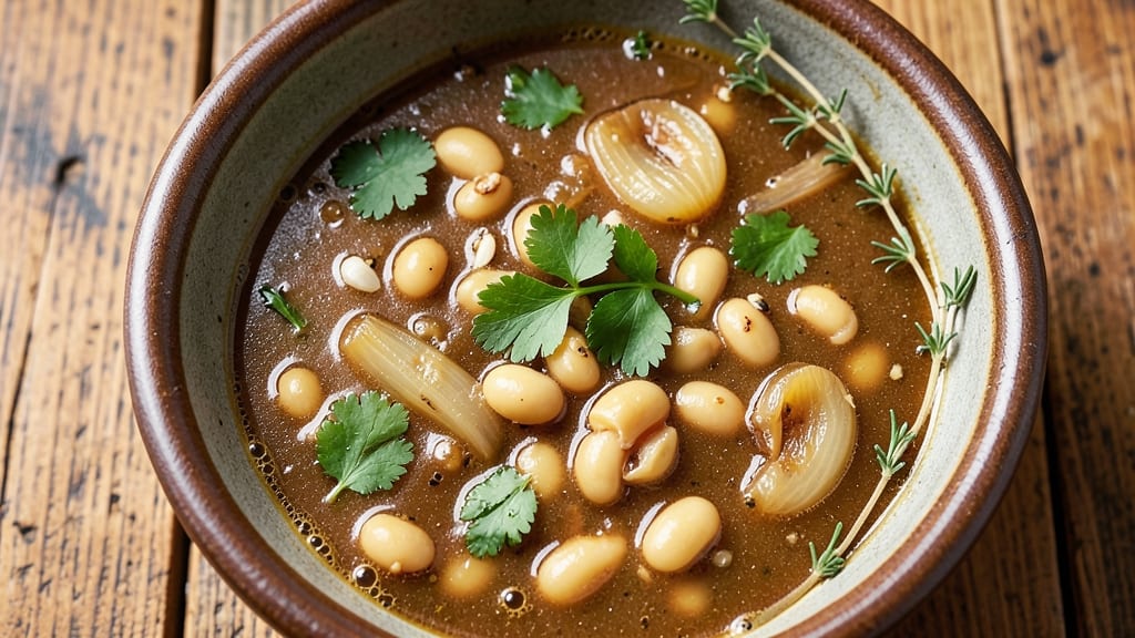 Jamie Oliver's Bean Soup Recipe: Smoky Garlic and Herb Simmered Richness