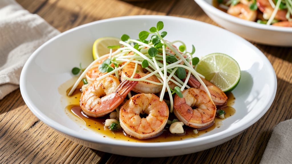 Bean Sprouts and Shrimp Recipe: Crispy Garlic-Lime Stir-Fry in 20 Minutes
