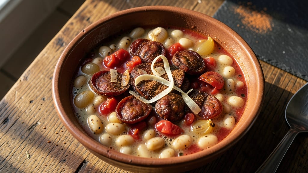 Bean and Chorizo Soup Recipe: Smoky Paprika and Garlic Depth in One Pot