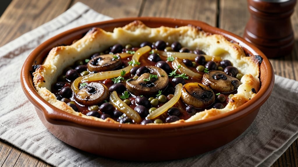 Black Bean Shepherd's Pie Recipe: Flaky Potato Topping Over Hearty Lentil Filling