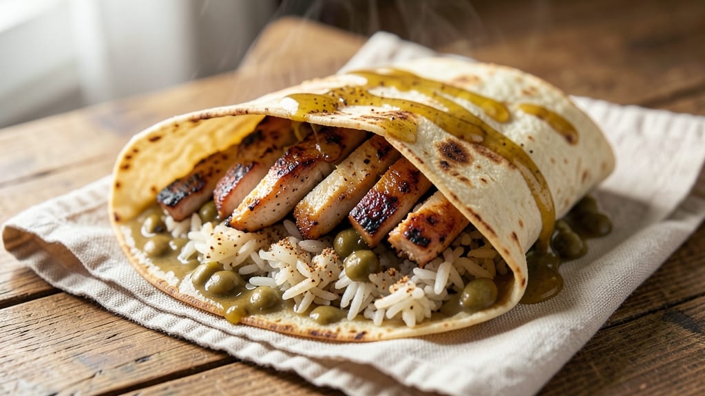 Bean Rice and Chicken Burrito Recipe: One-Pan Fiesta With Charred Tortilla Edges