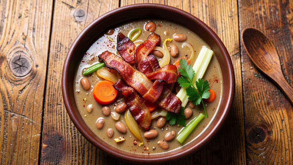 Bean and Bacon Soup Recipe With Canned Beans: Smoky Bacon and Hearty Bean Simmer