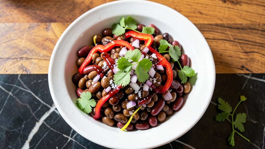 Brenda Gantt's Bean Salad Recipe: Smoky Black Pepper and Red Wine Vinegar Balance