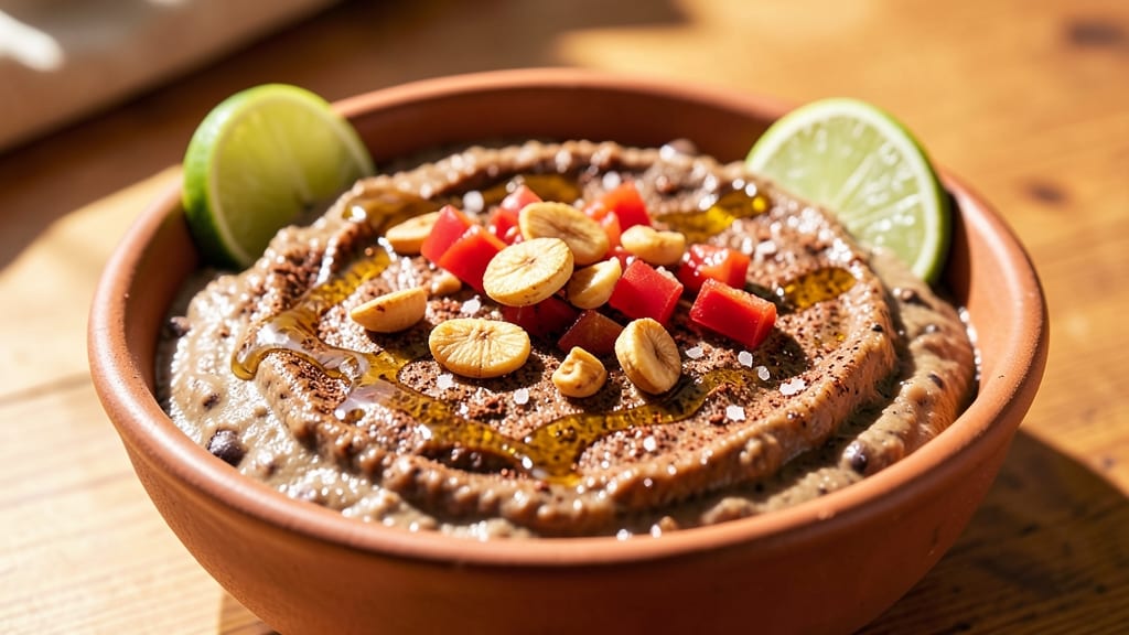 Authentic Bean Dips Recipe: Spiced Cumin and Lime Zing With Crunchy Topping