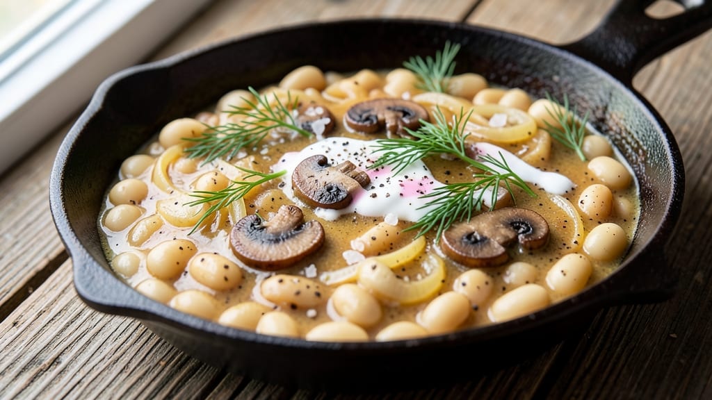 Bean Stroganoff Recipe: Creamy Mushroom Sauce Over Tender Beef