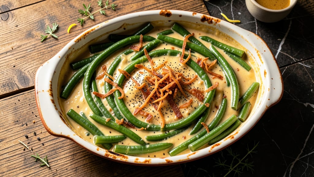 Best Tasting Green Bean Casserole Recipe: Homestyle Creaminess With Crispy French Fried Onion Topping