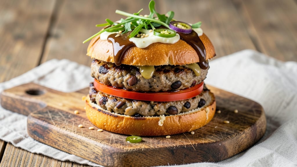 Black Bean and Chickpea Burgers Recipe: Crispy-Crusted, Umami-Packed Plant-Based Power