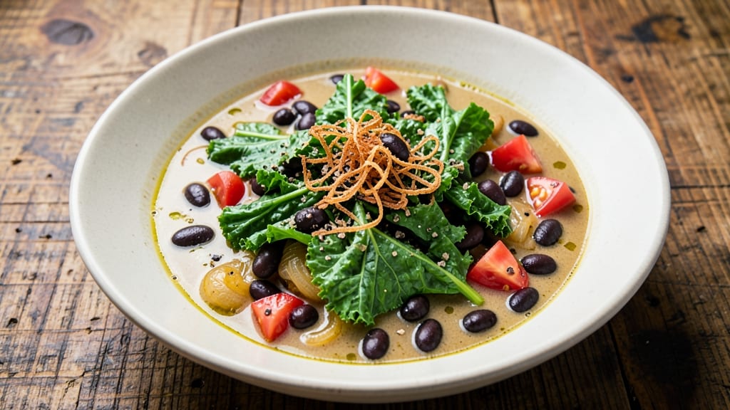 Black Bean and Kale Soup Recipe: Earthy Greens and Smoky Spice Harmony