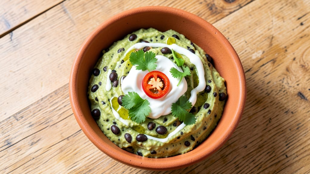 Bean and Guacamole Dip Recipe: Cool, Creamy, and Crunchy Fiesta Bites