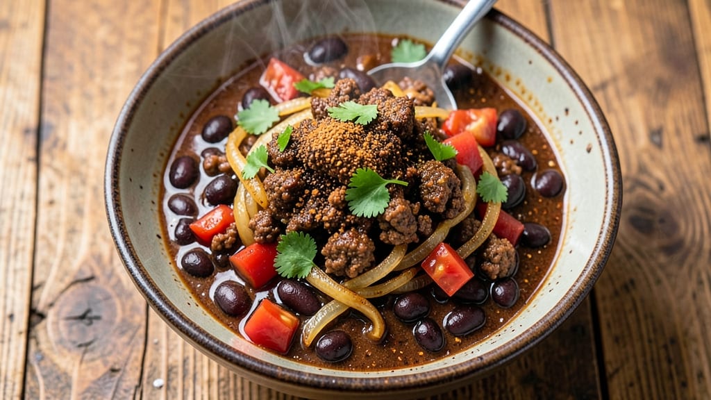 Bush's Black Bean Chili Recipe: Deep Smoky Heat With No Beans Left Behind