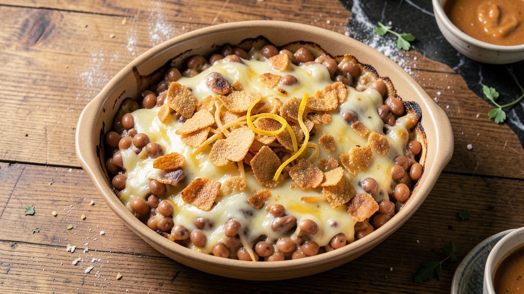 Bean and Cheese Casserole Recipe: Layered Crispy Top and Creamy Bean Bliss