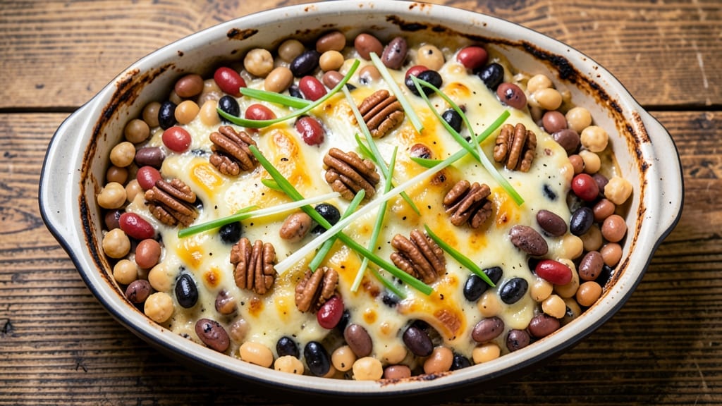 6 Bean Casserole Recipe: Smoky Cumin and Cheese Crust Magic