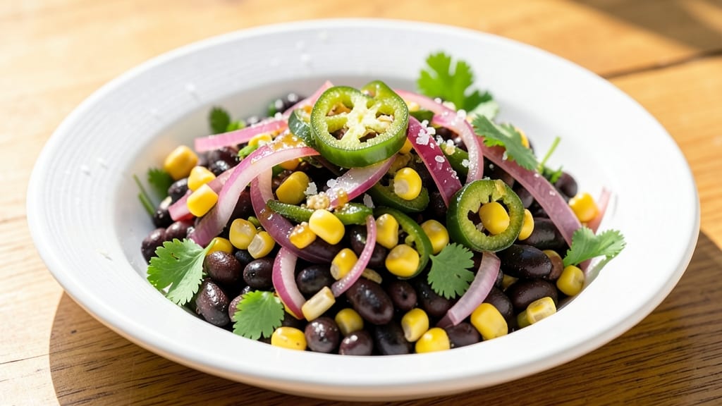 Black Bean and Corn Pico De Gallo Recipe: Zesty Lime and Cilantro Brightness in 15 Minutes