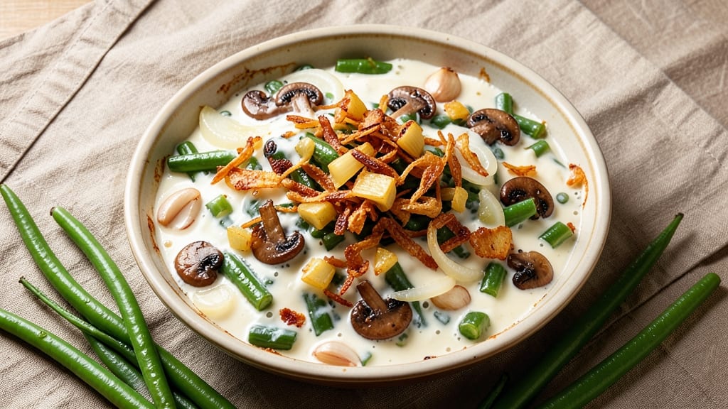 Better Than Bouillon Green Bean Casserole Recipe: Crispy Onion Topping Without the Canned Flavor