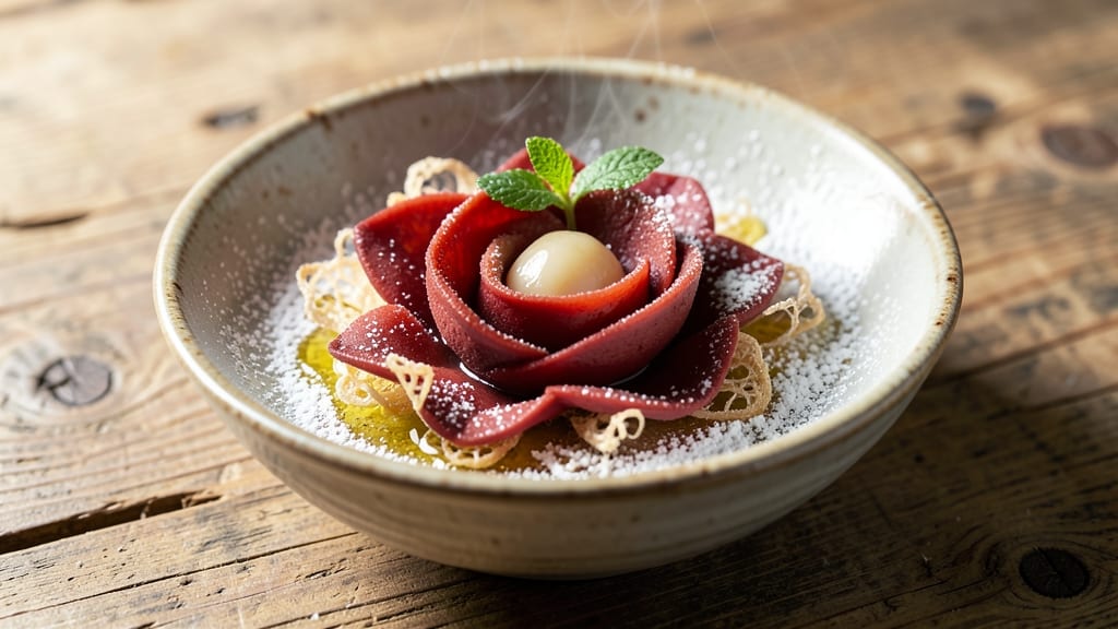 Bean Paste Flower Recipe: Silky Bean Swirls With Crispy Edges