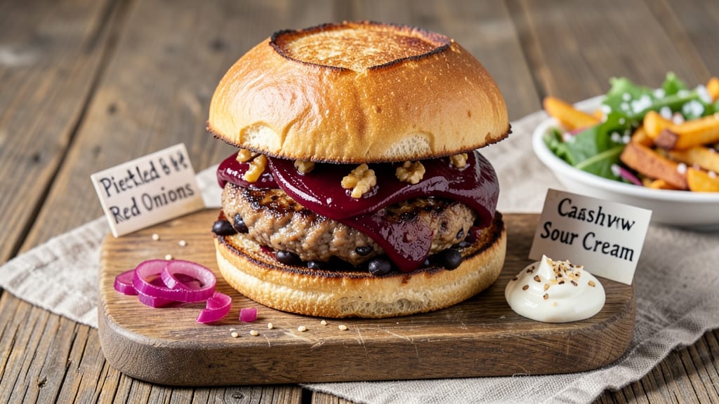 Beetroot and Black Bean Burgers Recipe: Earthy-Sweet Veggie Patties With Crispy Edges
