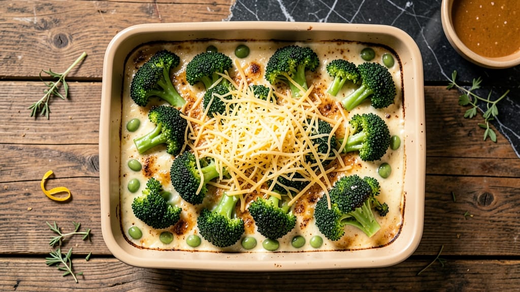 Broccoli Lima Bean Casserole Recipe: Cheesy Crisp-Top Comfort in One Dish